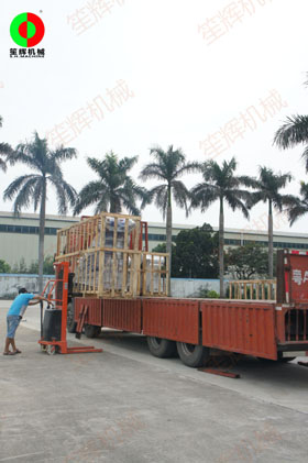 蘇州李生先訂購渦流洗菜機(jī)及提升機(jī)