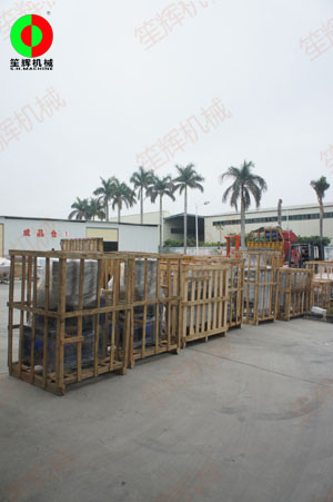 廣東珠海客戶定購大批蔬果處理生產線及相關設備出貨了!