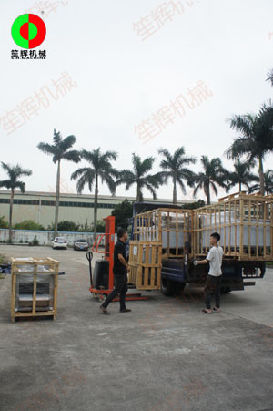 深圳給力終端客戶購買多臺(tái)食品加工處理設(shè)備