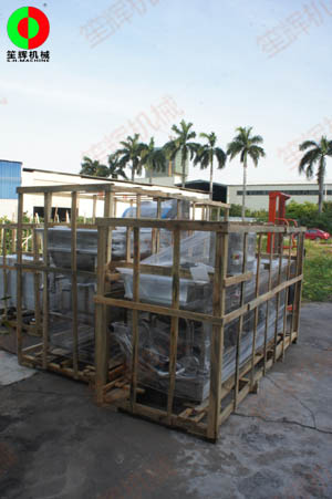 大批蔬果前處理加工設備出貨交付客戶!