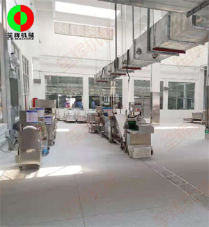 某特殊懲戒單位飯?zhí)脽o刀化食品處理加工機械線安裝現(xiàn)場！