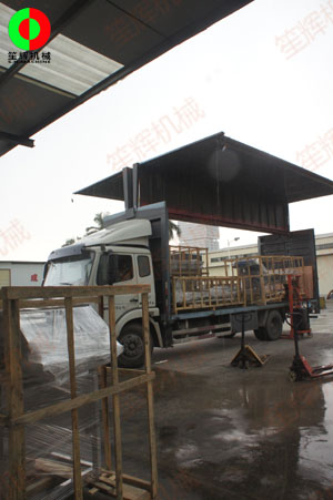 大雨滂沱，也要把蔬果清洗加工生產(chǎn)線按時按質(zhì)裝車交付客戶！