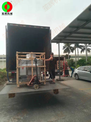 大蒜分瓣機(jī)、大蒜脫皮機(jī)等設(shè)備發(fā)貨交付客戶！