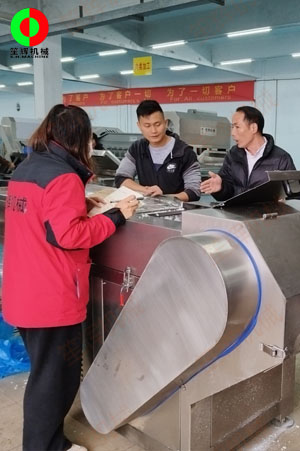 兩批客戶帶物料親臨我司試機考察，并簽訂意向合同！